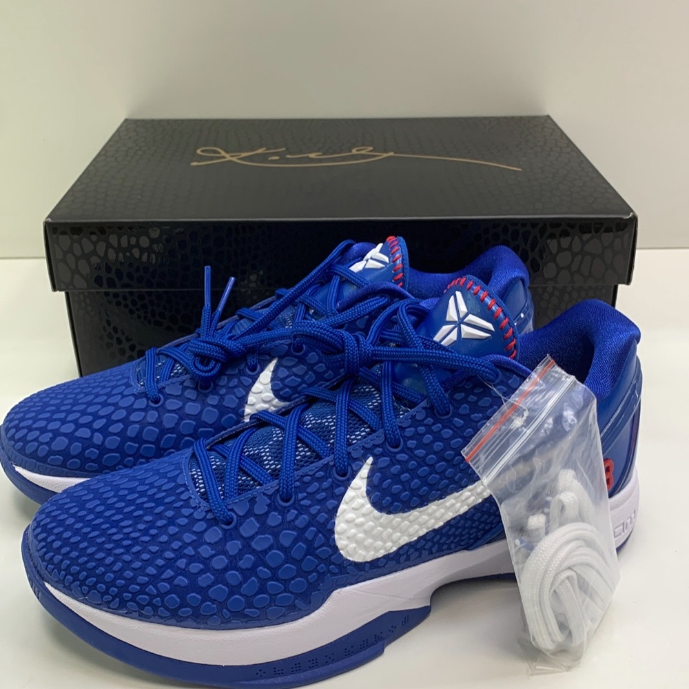 Nike Kobe VI Dodgers Protro Game Royal and White